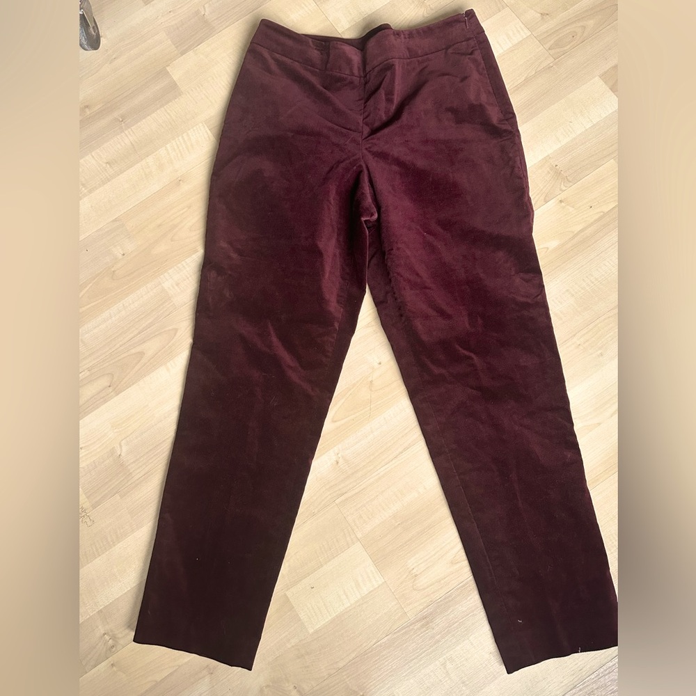 Talbots curvy velvet pants Perfect condition